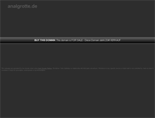 Tablet Screenshot of analgrotte.de